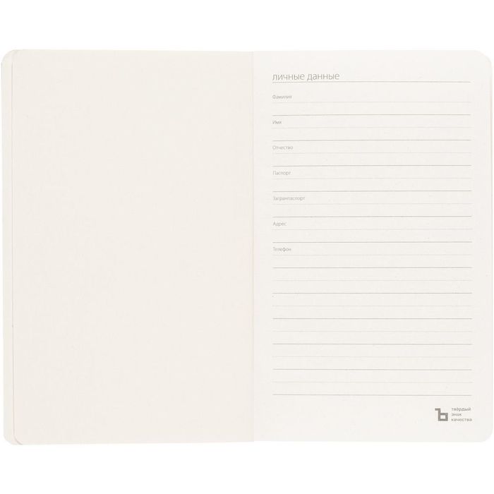 Ежедневник Eco Write Mini, недатированный, с синей резинкой