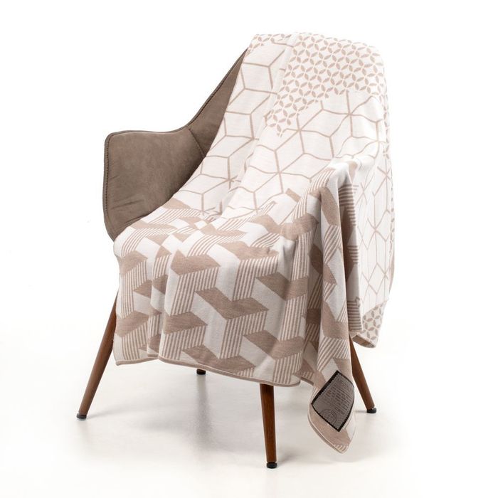 Плед Montevideo, бежевый