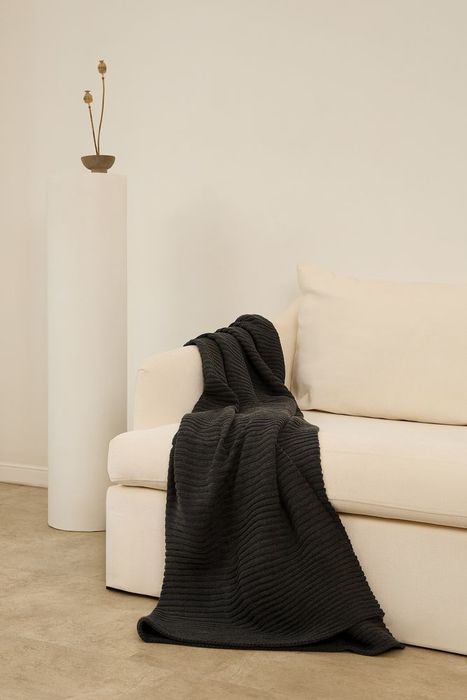 Плед Quill, темно-серый