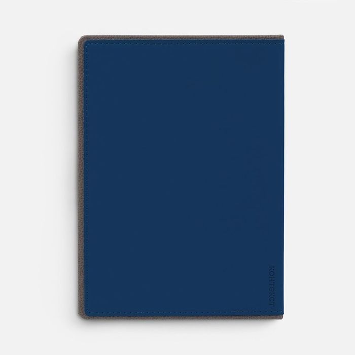 Ежедневник Frame, недатированный,синий с серым