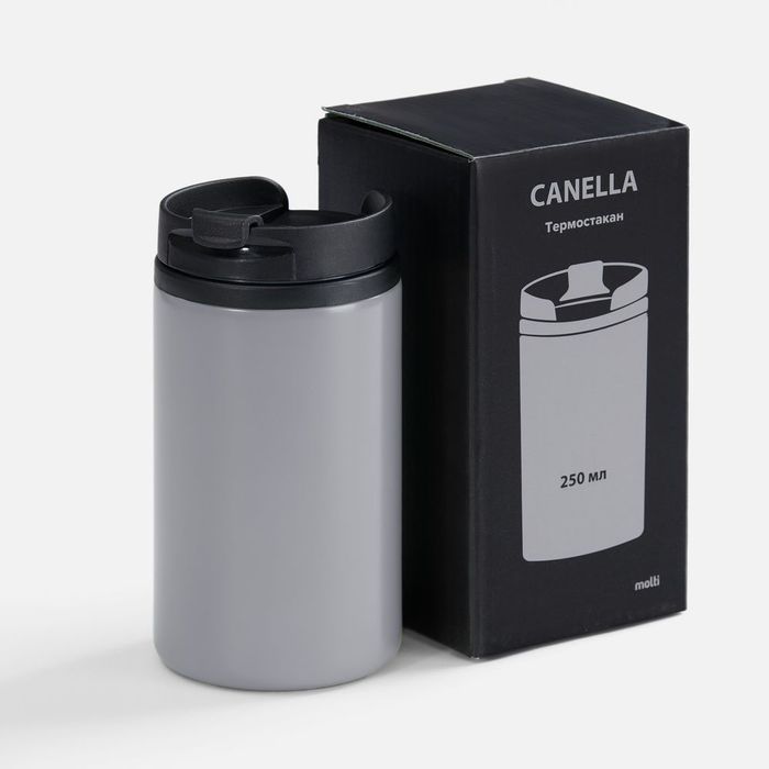 Термостакан Canella, серый