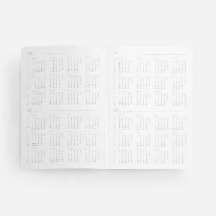 Ежедневник Strap, недатированный, черно-синий