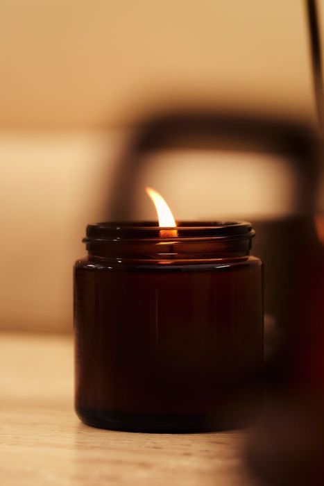 Свеча ароматическая Calore, лаванда и базилик