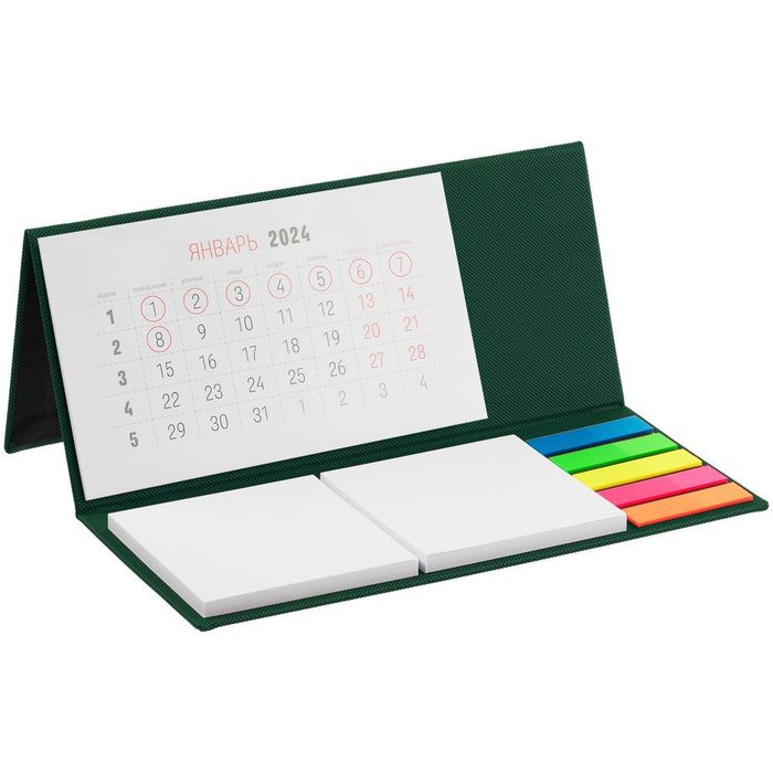 Набор Grade с календарем, зеленый