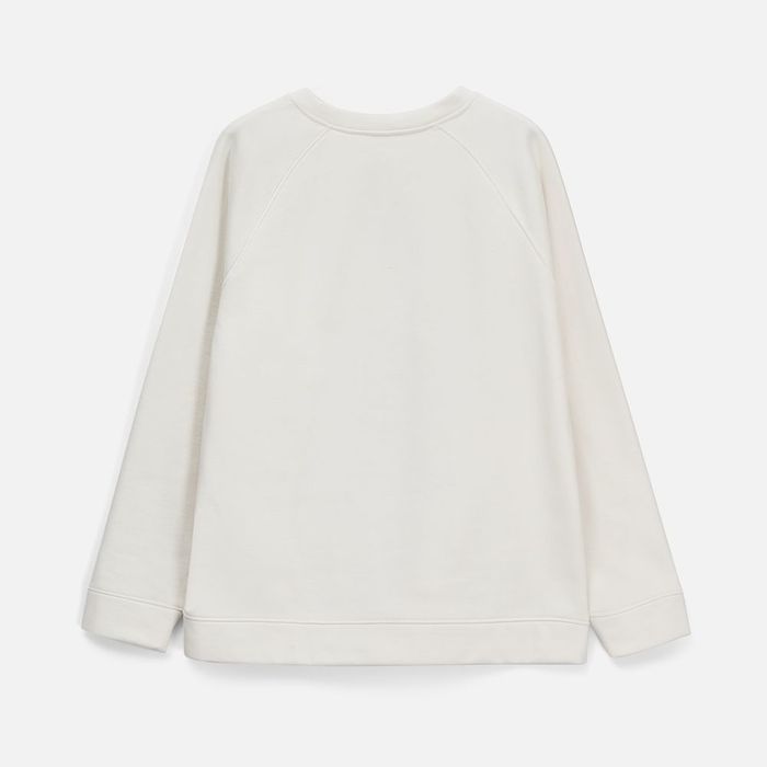 Свитшот унисекс S1, молочно-белый