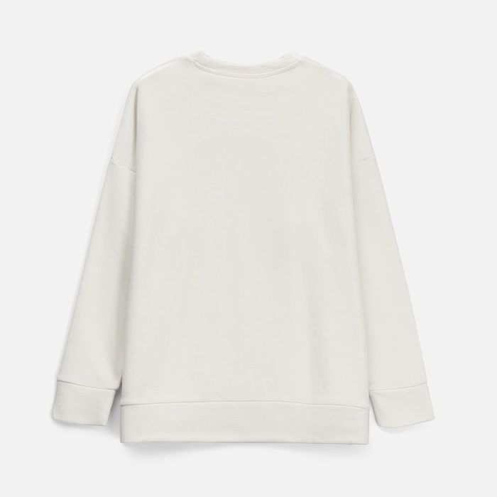 Свитшот унисекс S2, молочно-белый