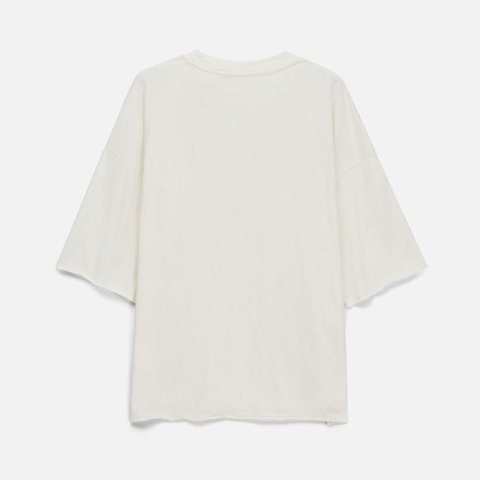 Футболка унисекс T1, молочно-белая