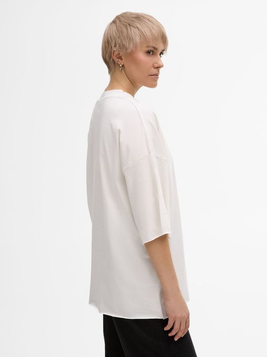 Футболка унисекс T1, молочно-белая