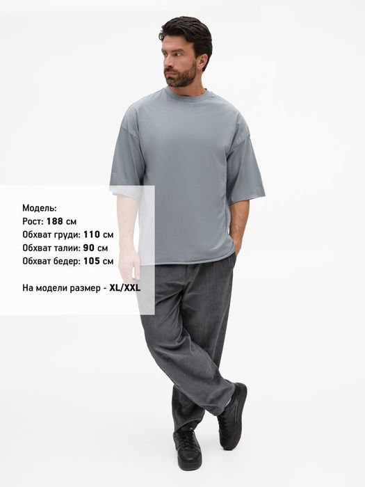 Футболка унисекс T1, серая