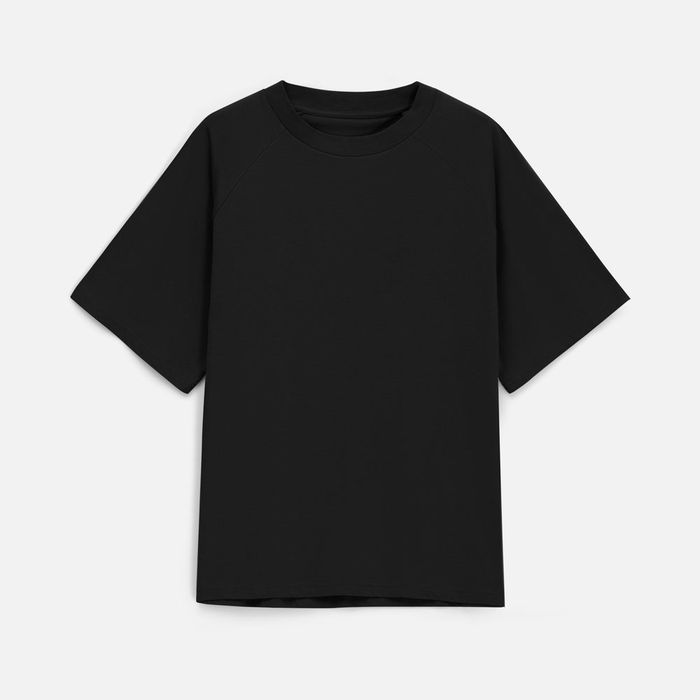 Футболка унисекс T2, черная