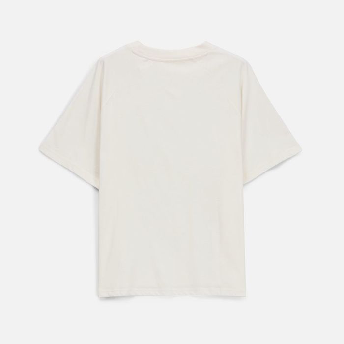 Футболка унисекс T2, молочно-белая