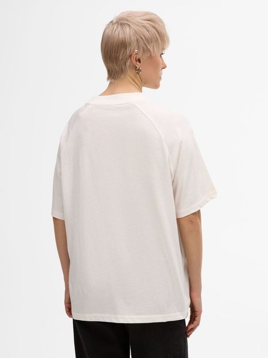 Футболка унисекс T2, молочно-белая