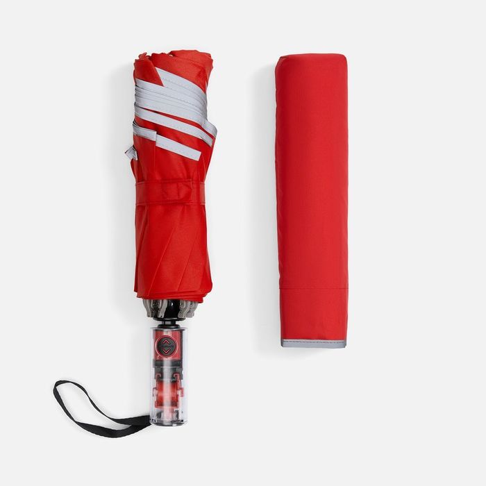 Зонт наоборот складной Futurum, красный