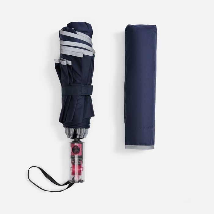 Зонт наоборот складной Futurum, темно-синий