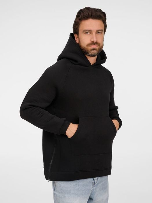 Худи унисекс оверсайз Easy Street, черное