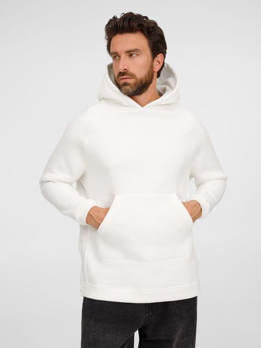 Худи унисекс оверсайз Easy Street, молочно-белое