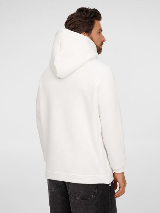 Худи унисекс оверсайз Easy Street, молочно-белое