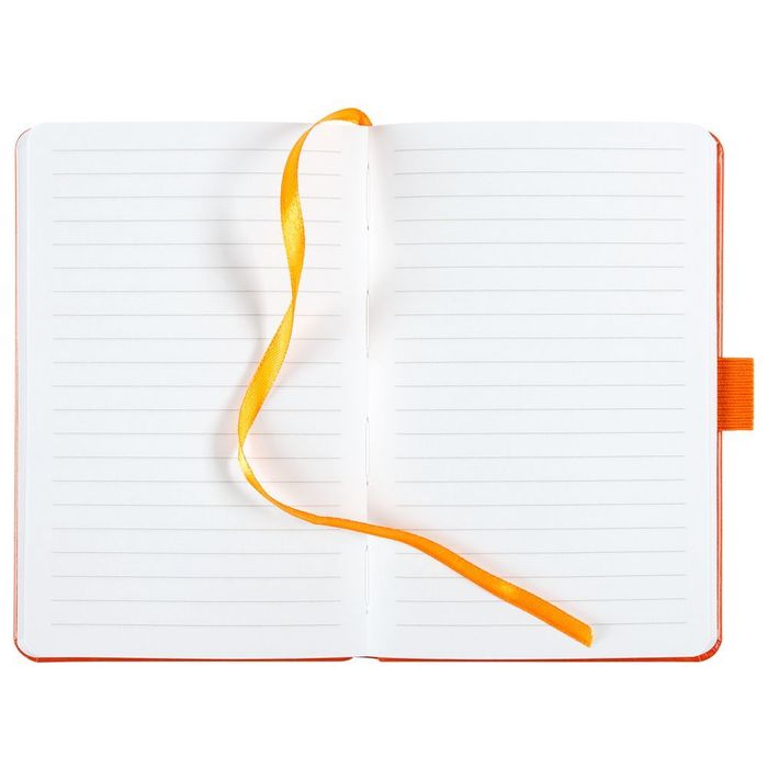 Блокнот Freenote, в линейку, оранжевый