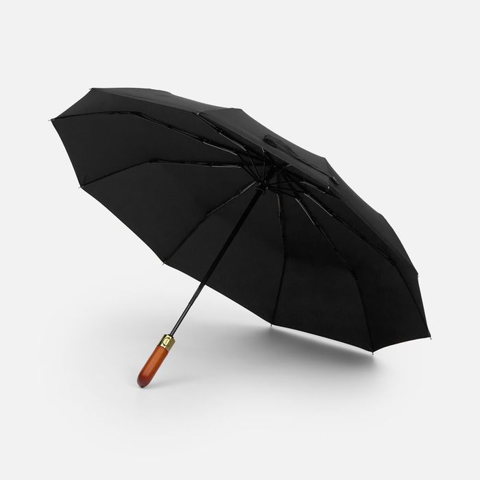 Зонт складной Cloudburst, черный