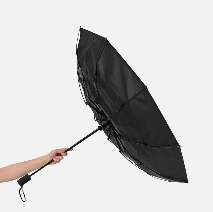 Складной зонт Dome Double с двойным куполом, черный
