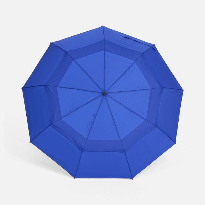 Складной зонт Dome Double с двойным куполом, синий