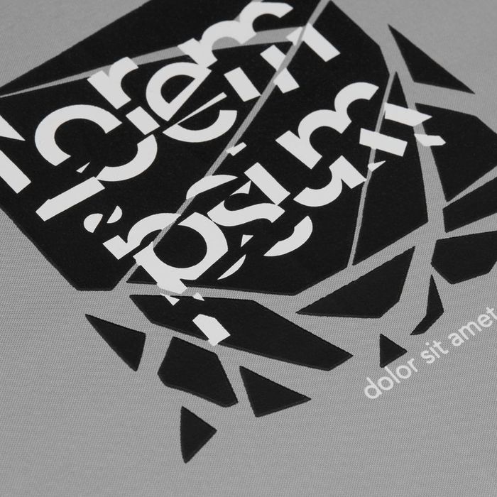 Зонт складной Hard Work с проявляющимся рисунком, серый