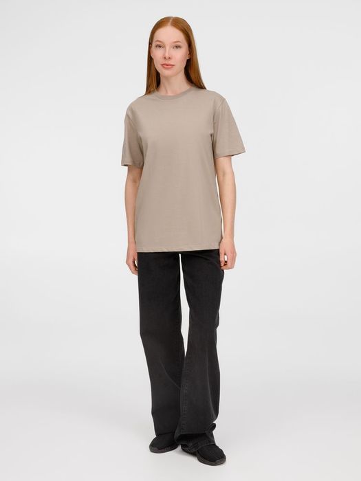 Футболка унисекс Legend, серо-бежевая