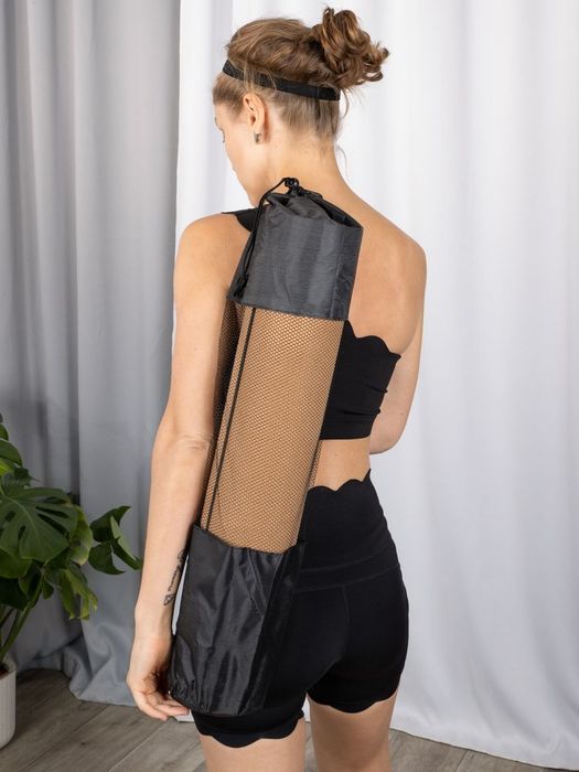 Сумка-чехол для коврика Movemate, черная