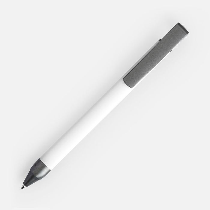 Ручка шариковая Standic с подставкой для телефона, белая