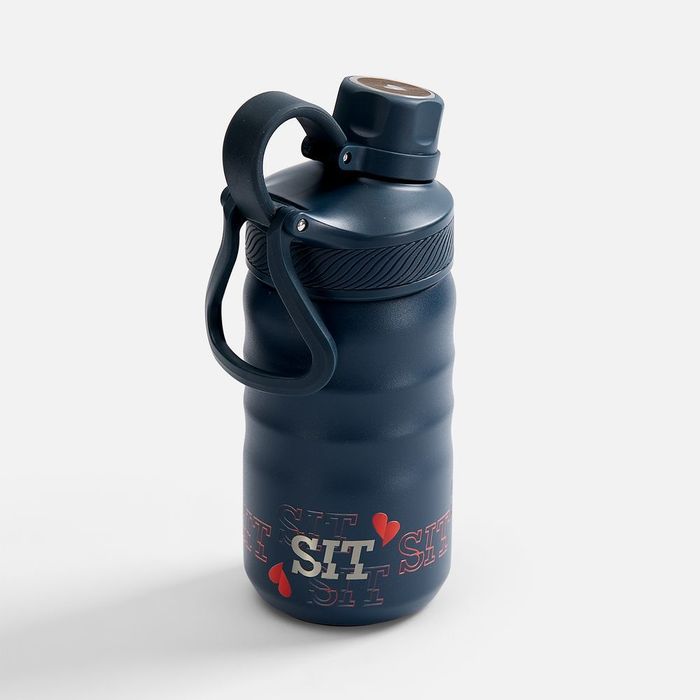 Термобутылка Fujisan 2.0 без логотипа, темно-синяя