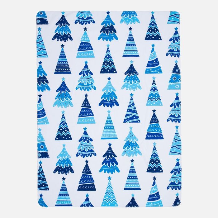 Флисовый плед Imaginario, синий