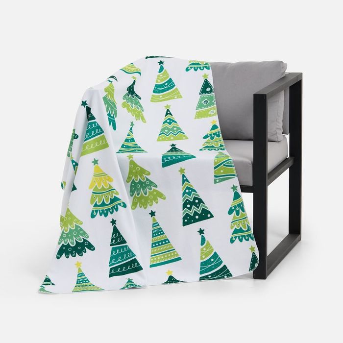 Флисовый плед Imaginario, зеленый