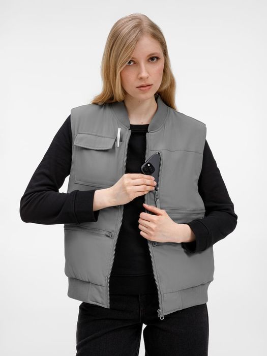 Жилет Hard Work, серый
