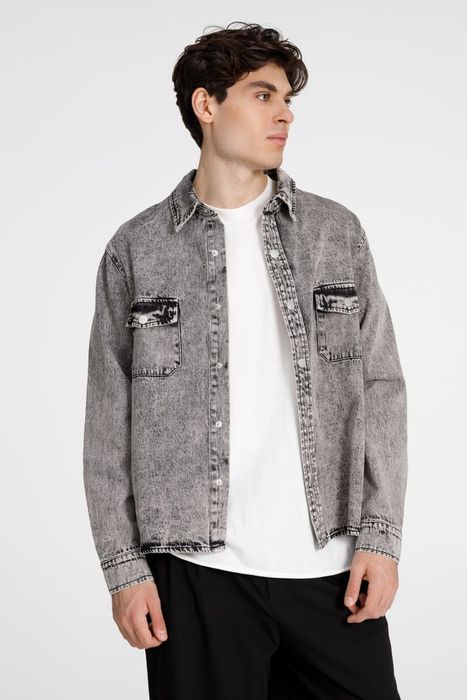 Куртка джинсовая O3, серая